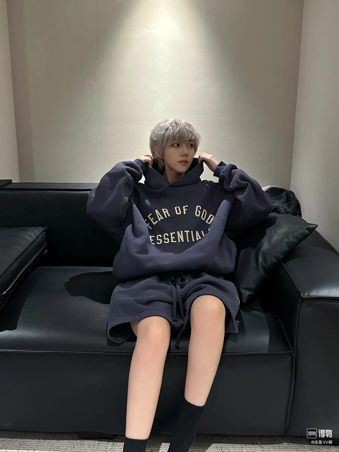 🦋 、Hot Sale🦋80 【🎀Hot Sale 🎀Fear of God Essentials Fall 24 BACK TO SCHOOL Series Fleece Soccer Short Same Style /BLACK /MILITARY /OLIVE /DARK HEATHER Size XS-XL